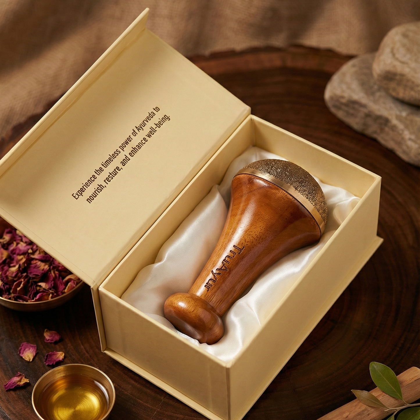 Ultimate Kansa Vatki Healing Foot Massager For Hormone Balance, Gut Health, Detoxification and Better Sleep