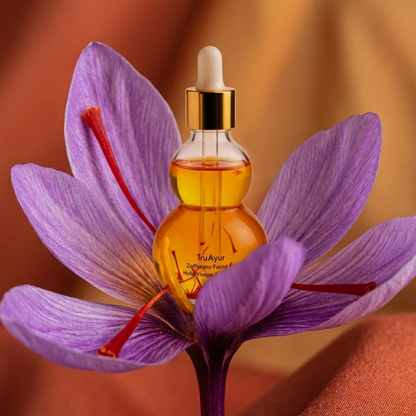 Saffron Face Elixir for 24-Hour Golden Glow, Deep Nourishment & Supple Skin