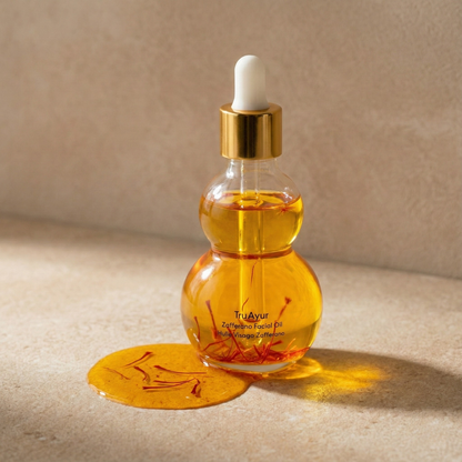 Saffron Face Elixir for 24-Hour Golden Glow, Deep Nourishment & Supple Skin