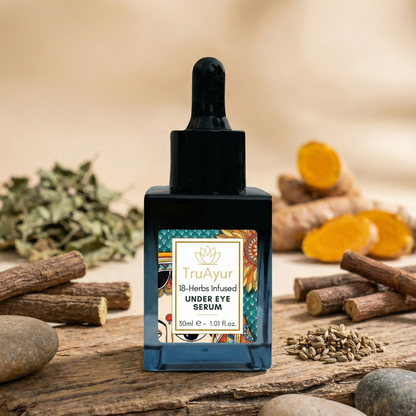 18-Herbs Enriched Under Eye Revival Serum with Licorice Root & Peptides for Brighter, Firmer Under Eyes