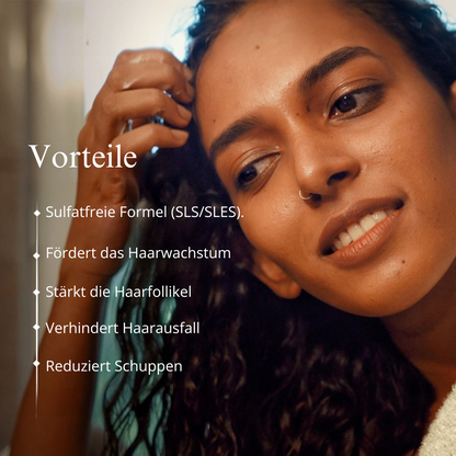 Detergente per capelli ayurvedico con Bhringraj e Shikakai