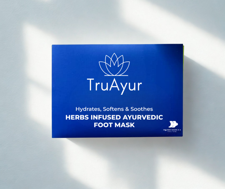 Maschera per i piedi ayurvedica alle erbe (Confezione da 2)