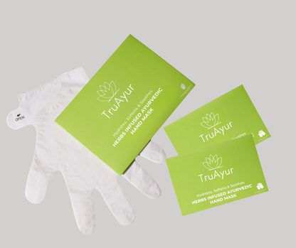 Maschera ayurvedica per le mani alle erbe (Confezione da 2)