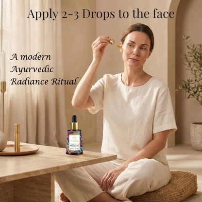 24K Gold Ayurvedic Glow-Enhancing Anti-Pigment Facial Oil