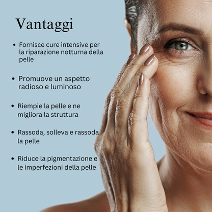 Rituale anti-età con oro 24K (olio viso e crema notte Sanjeevani Amrit)