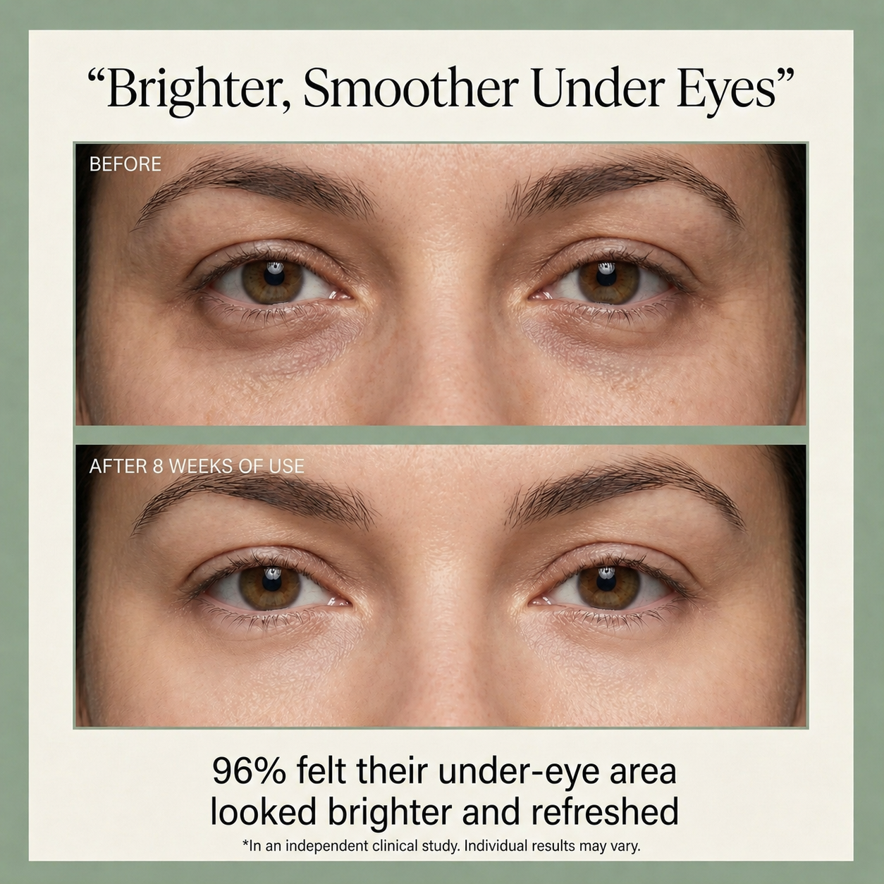 18-Herbs Enriched Under Eye Revival Serum with Licorice Root & Peptides for Brighter, Firmer Under Eyes