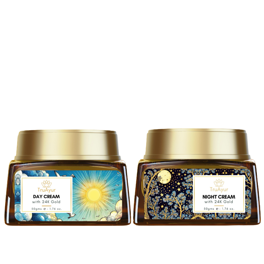 Crema combinata giorno e notte all'oro 24K