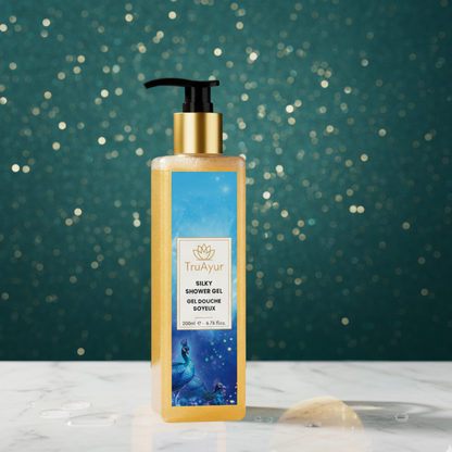 Silky shower gel