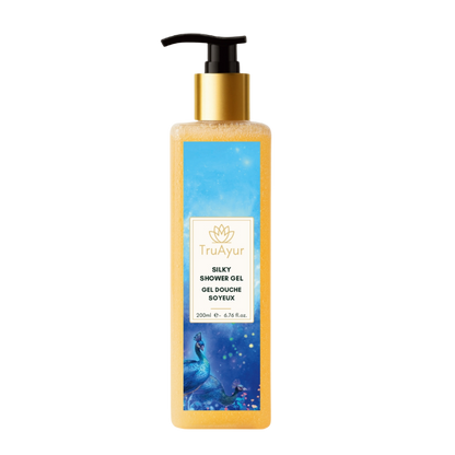 Silky shower gel