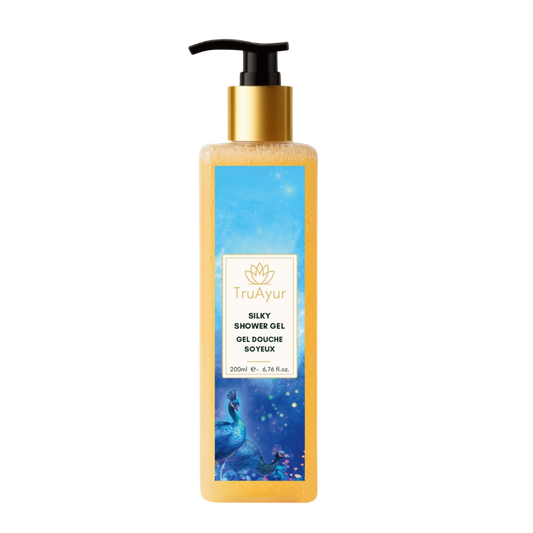 Silky shower gel