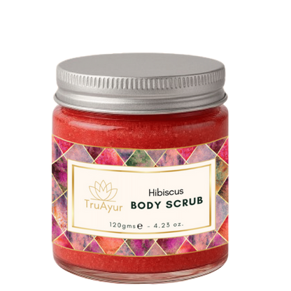 Hibiscus and rose body scrub