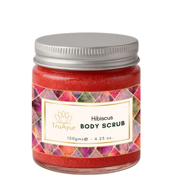 Hibiscus and rose body scrub