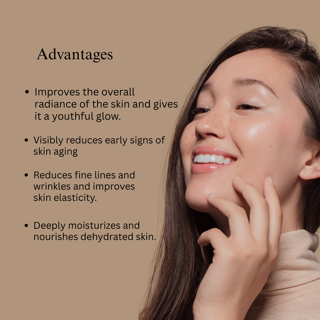 24K Gold Ayurvedic Brightening Day Cream with Gotu Kola, Saffron, and Mulethi