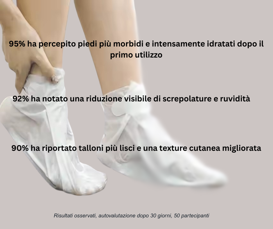 Maschera per i piedi ayurvedica alle erbe (Confezione da 2)