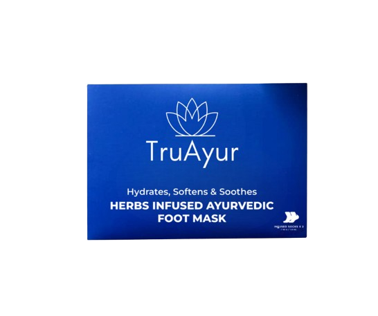 Maschera per i piedi ayurvedica alle erbe (Confezione da 2)