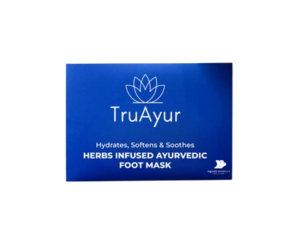 Maschera per i piedi ayurvedica alle erbe (Confezione da 2)