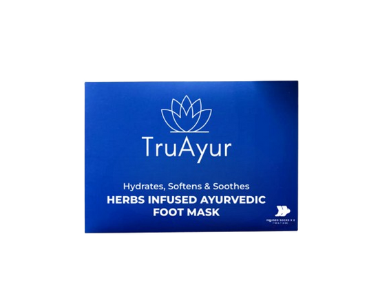 Maschera per i piedi ayurvedica alle erbe (Confezione da 2)