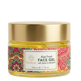 Aloe Fresh Face Gel with Kashmiri Kesar and Mulethi for a radiant glow and deep hydration
