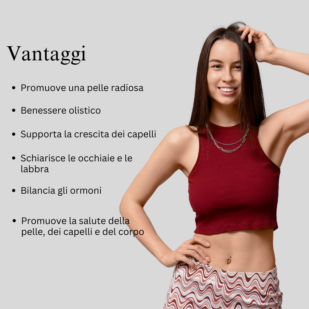 10 Erbe Olio per Ombelico per l’Equilibrio Ormonale, una Pelle Radiosa e l’Equilibrio della Pelle Flaccida, Secca e con Rughe