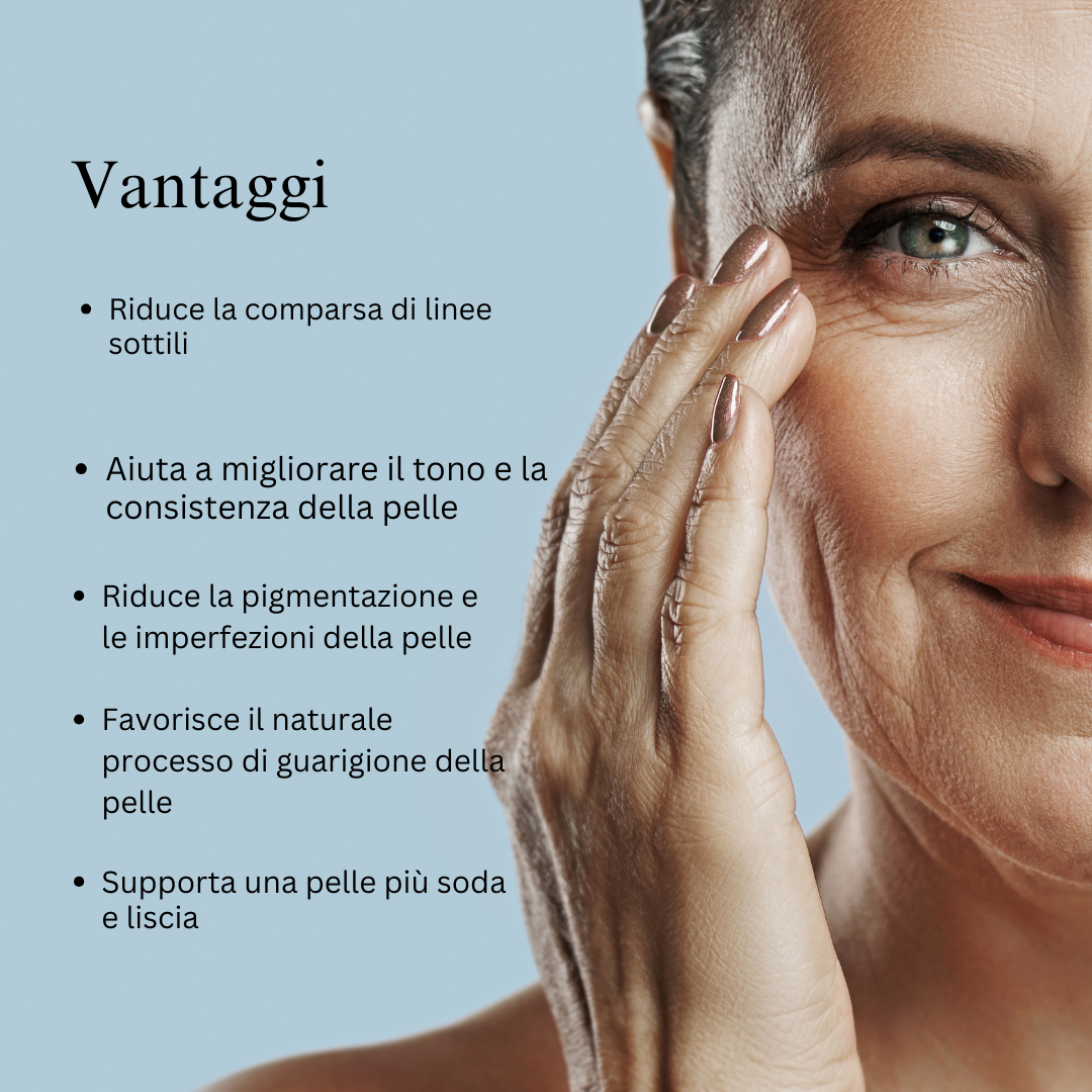 Olio Viso Notte Anti-Aging Ayurvedico con Olio di Bakuchi, Datteri e Litchi