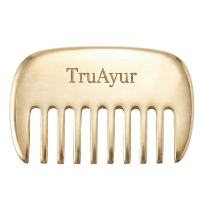 Kansa Hair Comb – Ayurvedic Detoxification for the Scalp and Healthy Hair