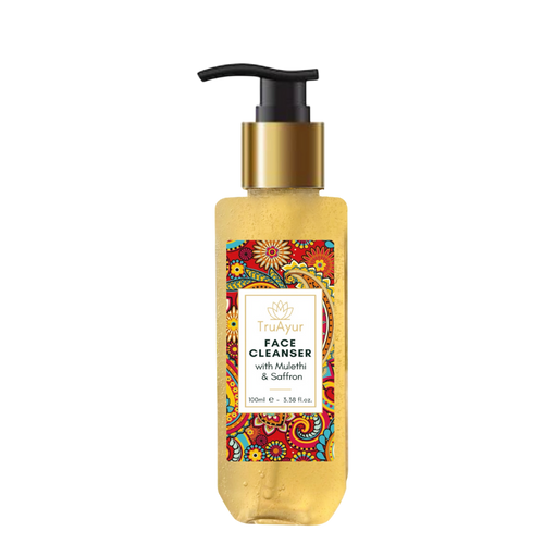 Ayurvedic facial cleanser with Mulethi and Saffron