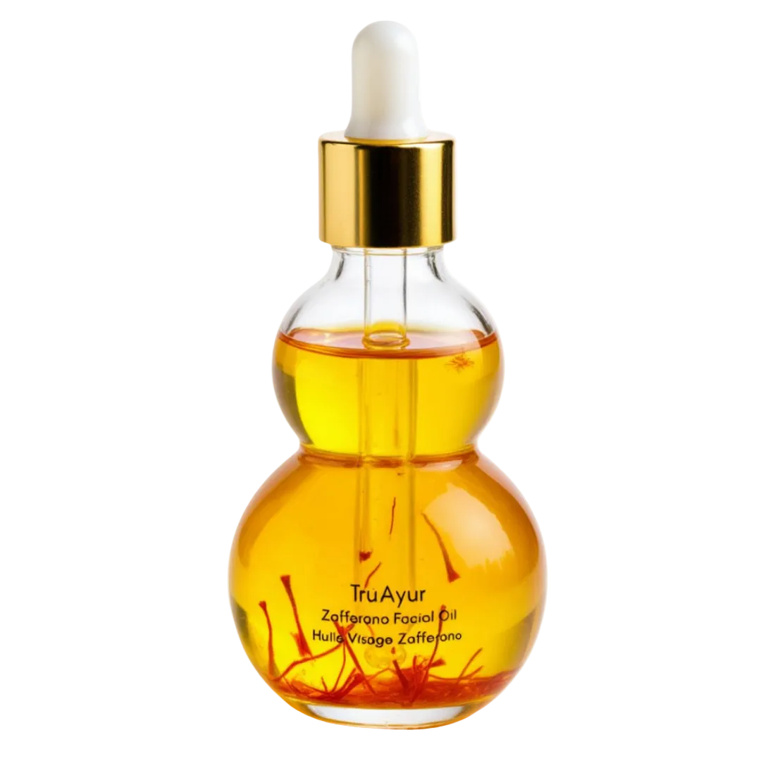 Saffron Face Elixir for 24-Hour Golden Glow, Deep Nourishment & Supple Skin