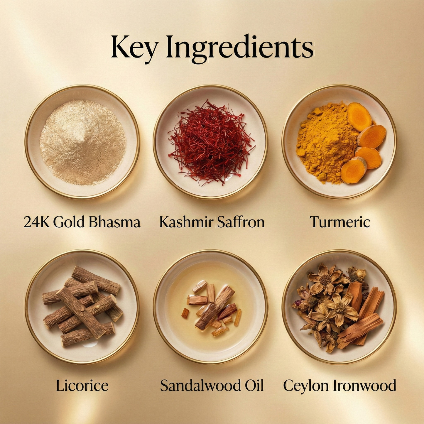 24K Gold Ayurvedic Glow-Enhancing Anti-Pigment Facial Oil