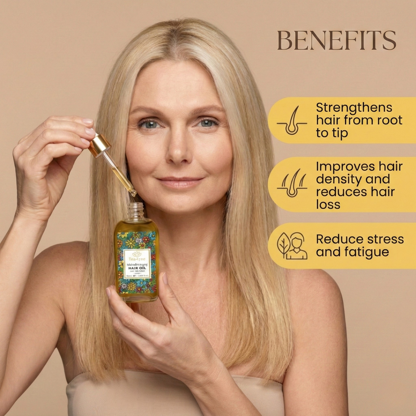 MahaBhringraj Hair Oil with 29 Ayurvedic Herbs for Visibly Thicker Hair, Scalp Nourishment & Relaxation