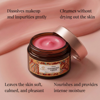 Facial in a Flash – Ayurvedic Ghee Cleansing Crème for Facial Massage