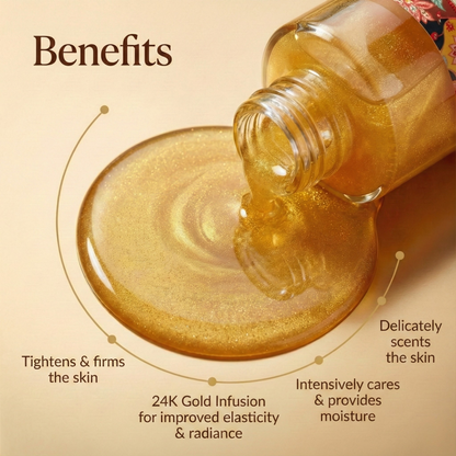 16-Herbs Enriched Body Oil for Dry and Aging Skin